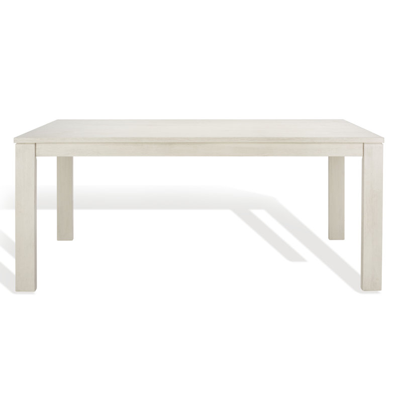 Table de salle à manger Trudie, Blanc délavé, H 30 po x L 70 po x l 40 po