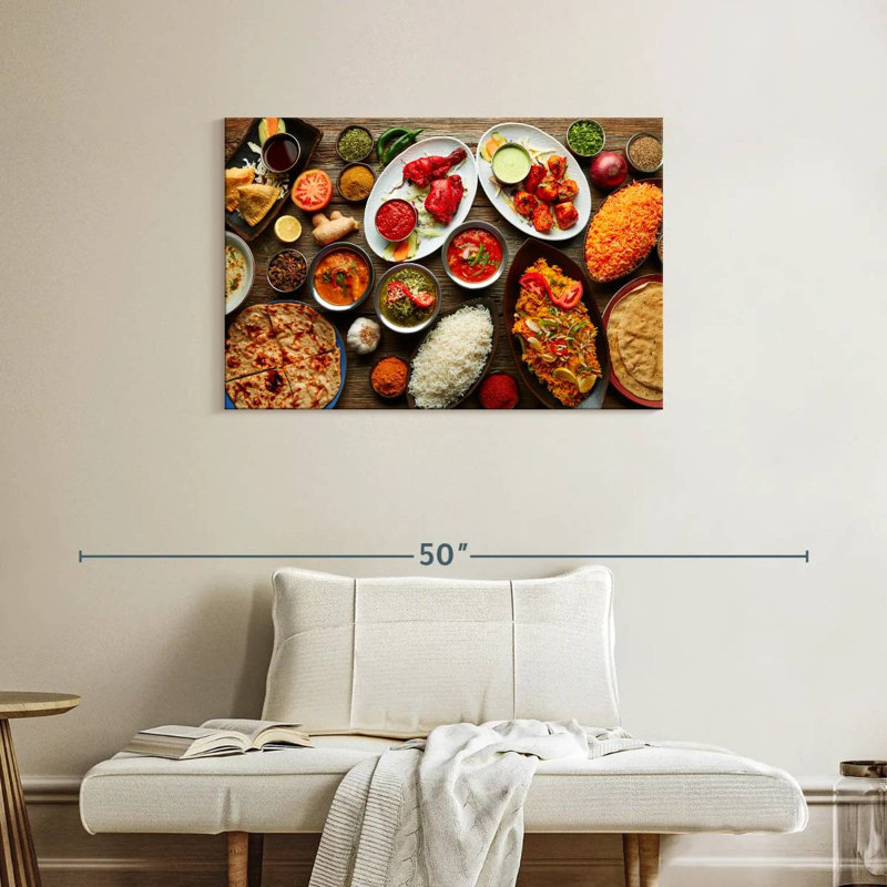 Yarlin Indian Cuisine Specialties, H 24 po x l 36 po
