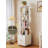 Rotating Bookshelf, 360 Degree Display 5 Tier Corner Bookshelf With Drawer For Small Space, Floor Standing Bookcase Storage Rack, Wood Narrow Book Shelf Organizer For Bedroom (WHITE)-477379333