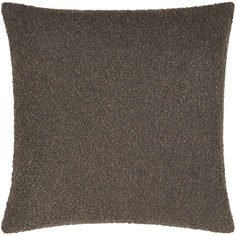 Housse de coussin Olinda, H 20 po x l 20 po, Housse de coussin seulement - sans coussin, Brun foncé