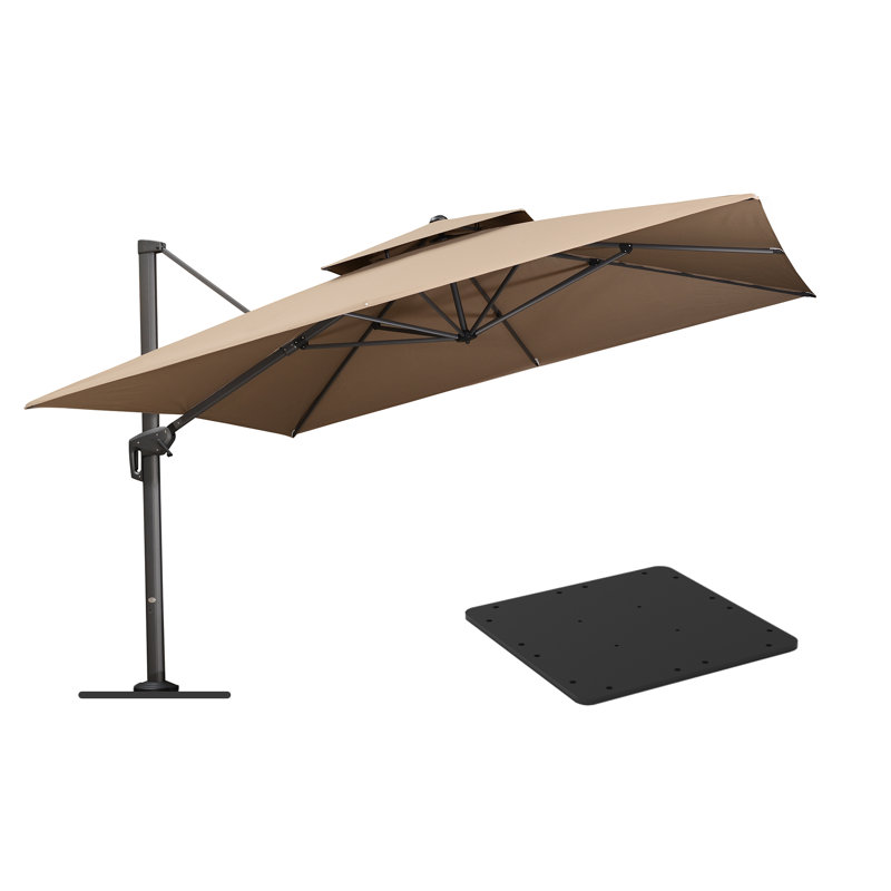 Parasol en porte-à-faux 12 po, Taupe