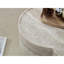 Table basse ronde en faux marbre 31,5 po Clover