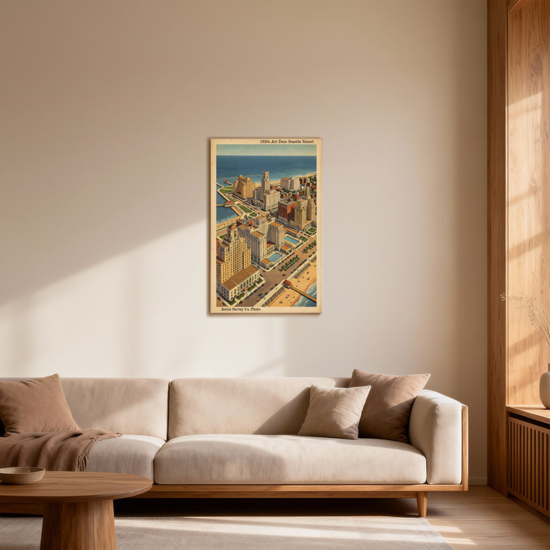 Paysages pittoresques et paysages urbains Art déco, station balnéaire