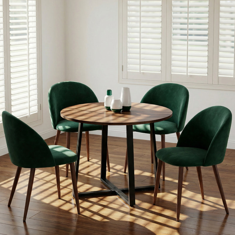 Ensemble repas 35,4 po Loralea, Vert, Brun