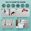 Barre d'appui pour salle de bain en acier inoxydable rabattable avec porte-papier hygiénique fixée au mur pour les personnes âgées ou les personnes à mobilité réduite-126537410