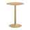 Table de bout à piédestal en bois massif