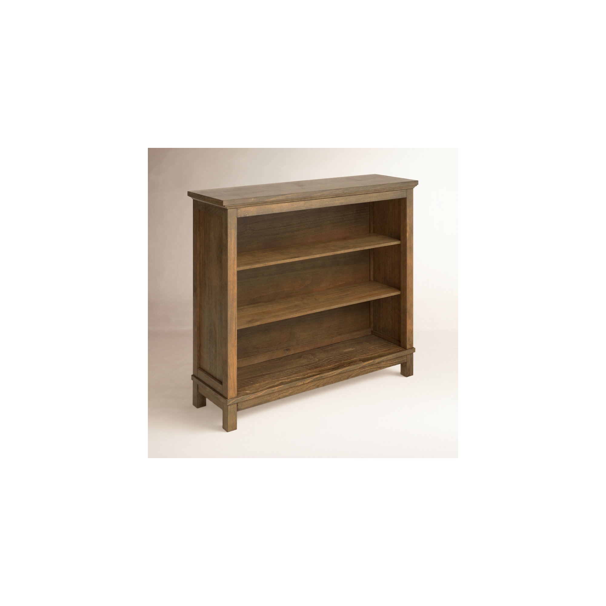 Aceline Wide Bookcase, Harvest Brown