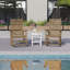 Chaise berçante surdimensionnée en PEHD d'extérieur-22411534
