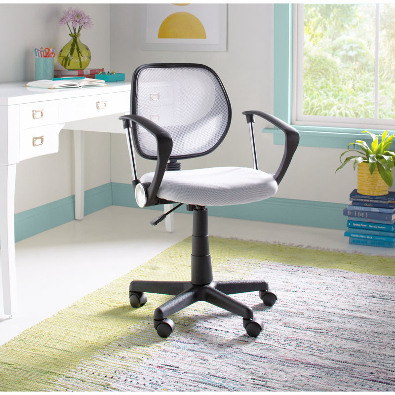 Chaise de bureau Wayfair Basics®, Blanc, Inclus