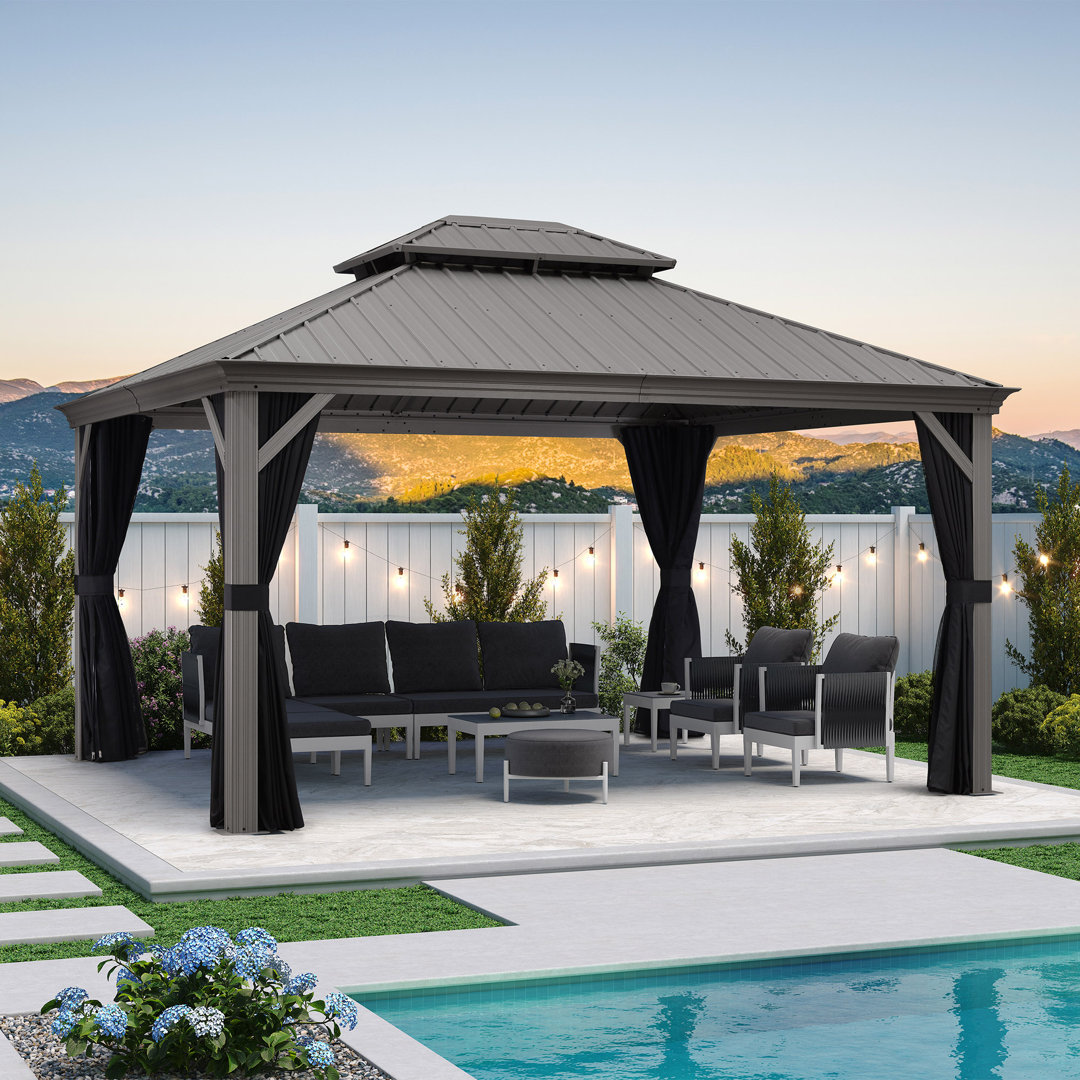 Purple Leaf Aluminum Patio Gazebo Purple Leaf 