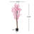 Artificial Peach Blossom Tree with Pot