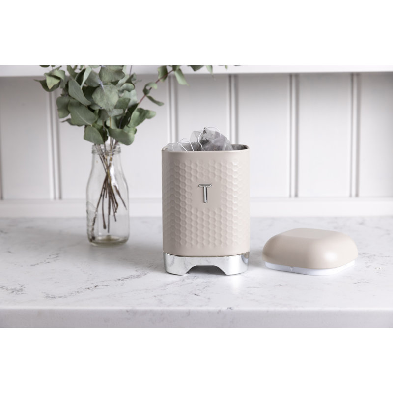 Lovello Tea Caddy, Cream