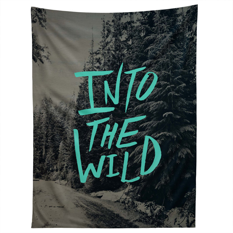 Flores leah into the wild tapisserie