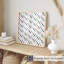 «Abstract Mint Pink Grey Squares», reproduction d'art moderne sans cadre