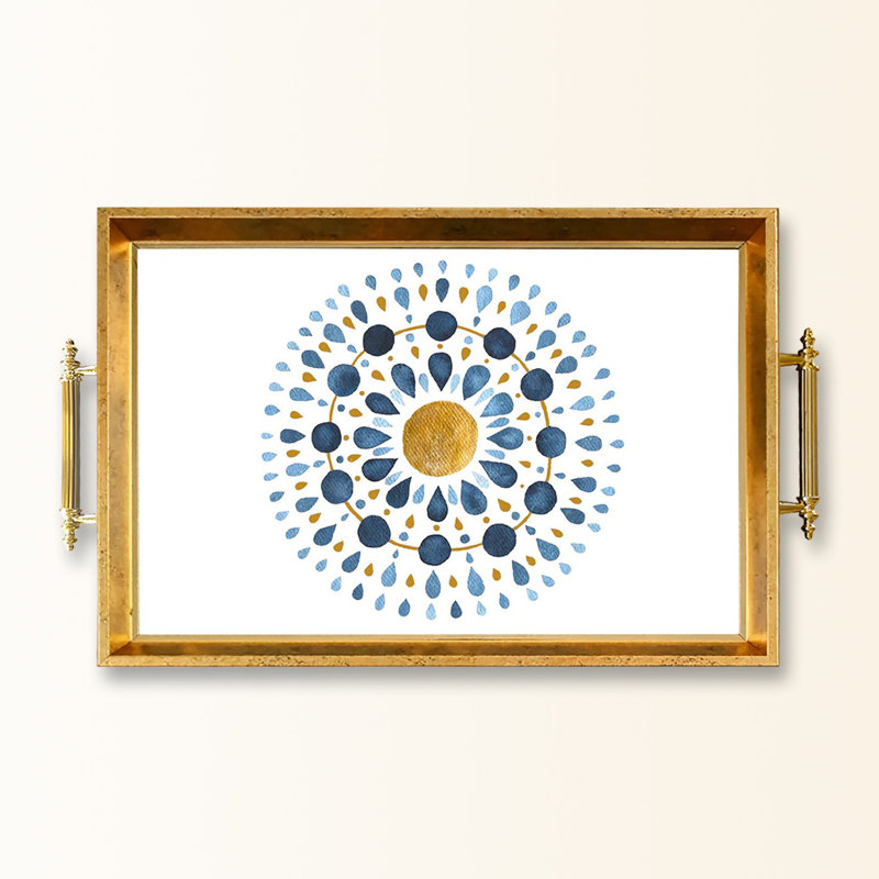 Elegant Glass Tray, 19.7 x 11.4 x 1.4 inches | 100% Durable Glass Construction | Easy to Clean with Damp Cloth | Ideal for Serving, Decorative Display, and Organizing | Stylish Addition to Home Décor