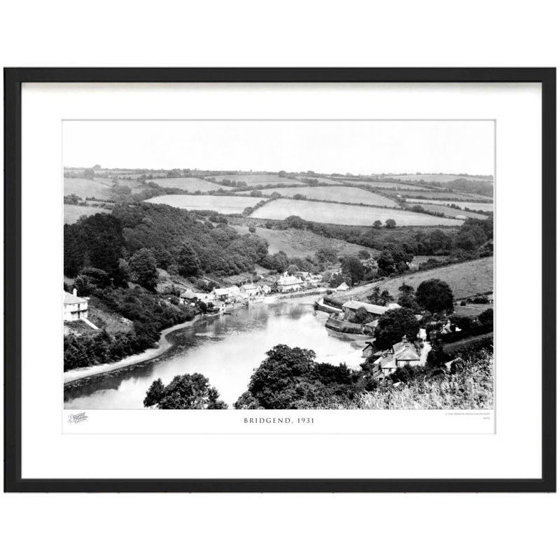 Bridgend, 1931 - Single Picture Frame Print, 45cm H x 60cm W x 2.3cm D