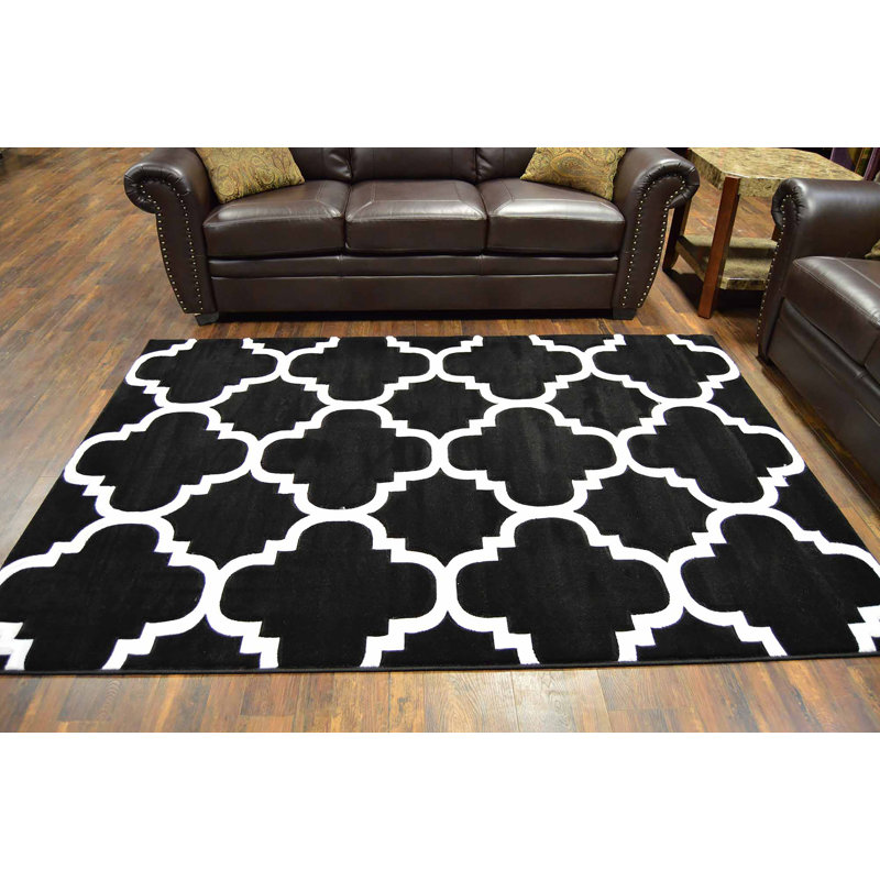 Mccampbell Geometric Indoor Rug, Rectangle 6'6'' x 9'2''