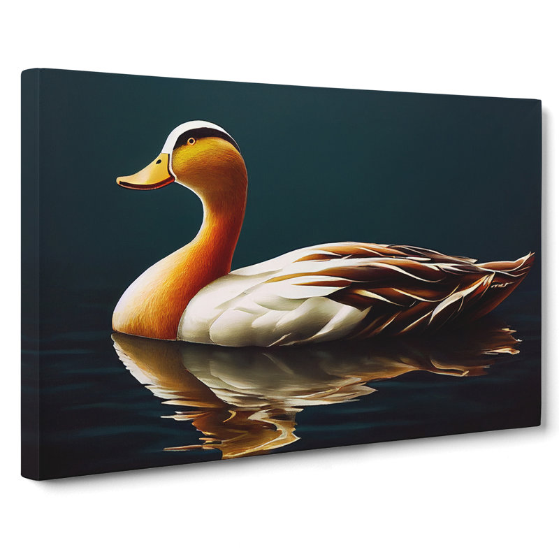 Extraordinary Duck - Wrapped Canvas, 35cm H x 50cm W x 3cm D