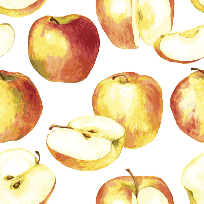 Apples - Wrapped Canvas Print, 76cm H x 76cm W x 3.8cm D