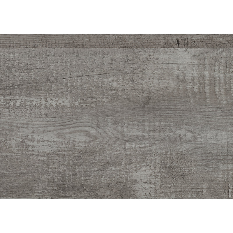 Grand lit à panneau rustique gris, mobilier de chambre à coucher en bois, tête de lit, rails, sommier / sommier tapissier avec détails requis