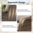 Arley Outdoor Wicker Curved Arms Patio Sofa With Cushions-1304624615