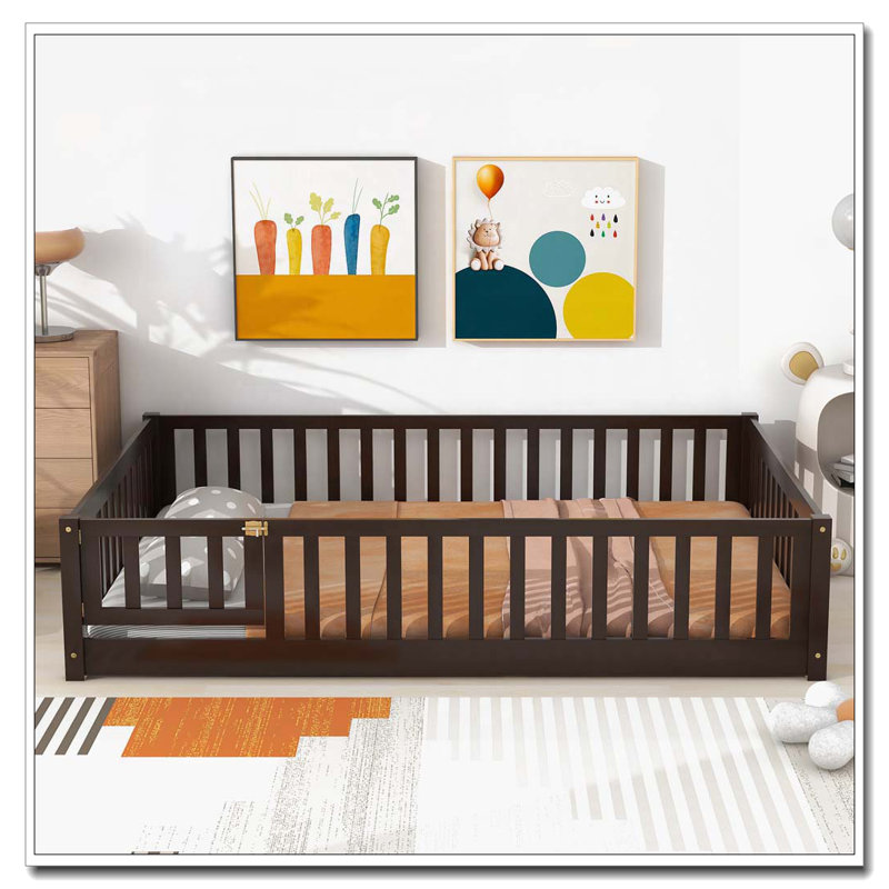 Lit en bois, Lit double, Espresso