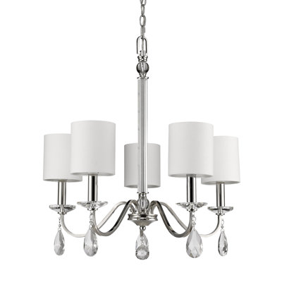 Potterslane 5 - Light Dimmable Classic / Traditional Chandelier