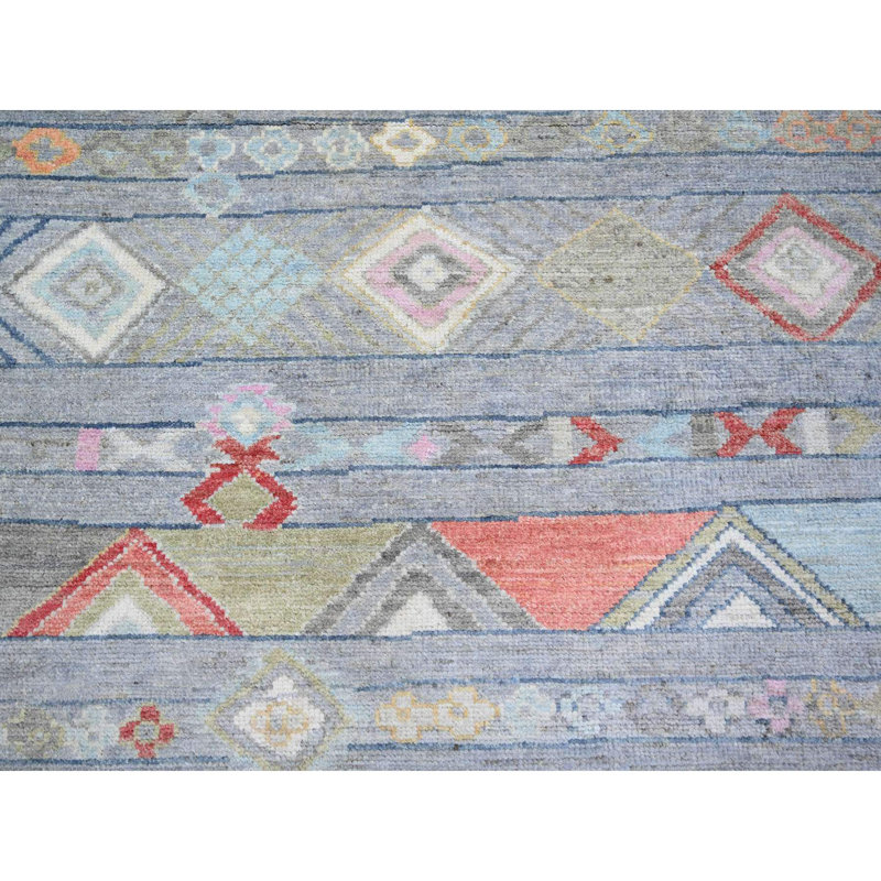 One-of-a-Kind Rectangle 8'2" X 9'8" New Age Area Rug in Grey