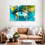«Earth Eye Map», reproduction d'art sur toile-686381754