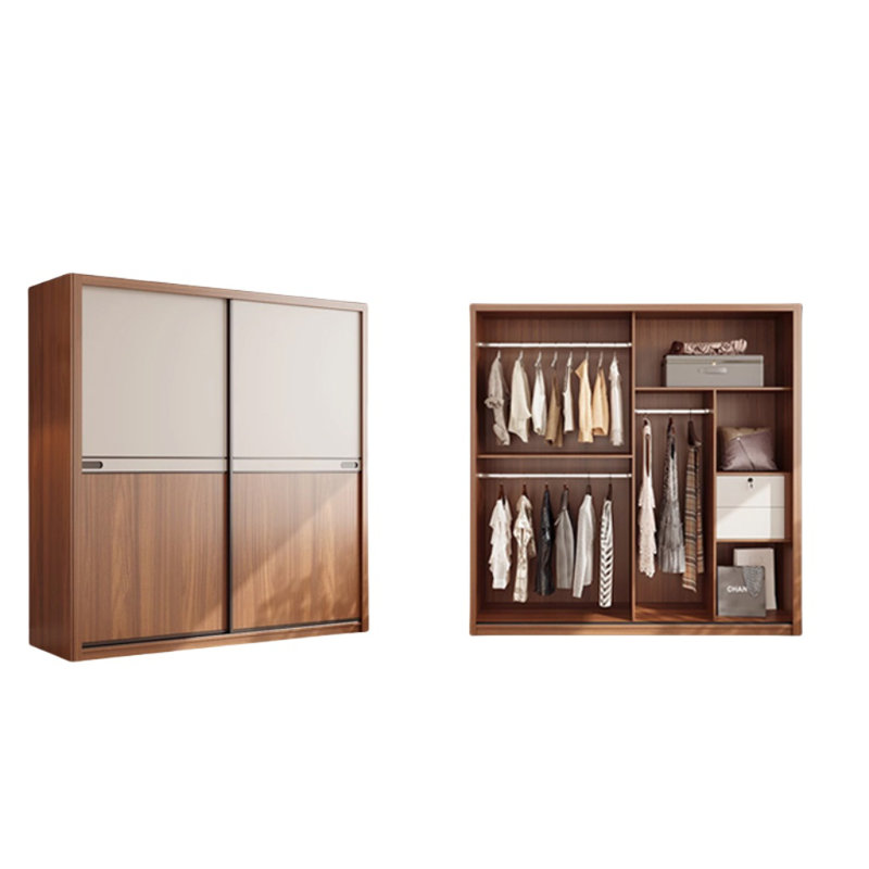 Luxurious And Simple Wardrobe, 83" H x 71" W x 24" D