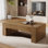 51-Inch Coffee Table Rectangle Cocktail Tea Table For Living Room