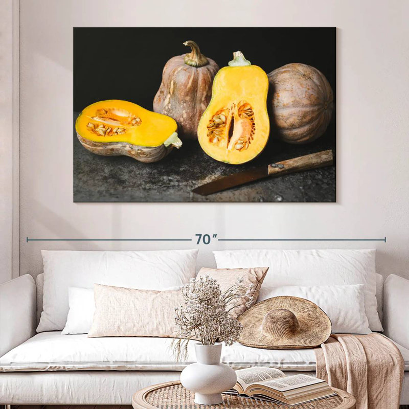 Yarlin Butternut Squash, 34" H x 51" W