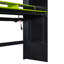Full Size Loft Bed With Lighted Adjustable Desk, Open Wardrobe, And Bookcase-1091934963
