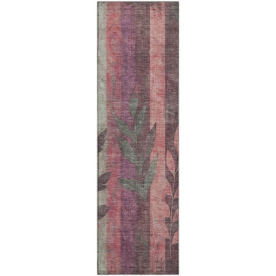 Premium Machine Washable Mayfield AMF1871 Floral Rug