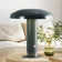 Writzer 11" Contemporary Bohemian Rechargeable/Cordless Dimmable Integrated LED Mushroom Table Lamp