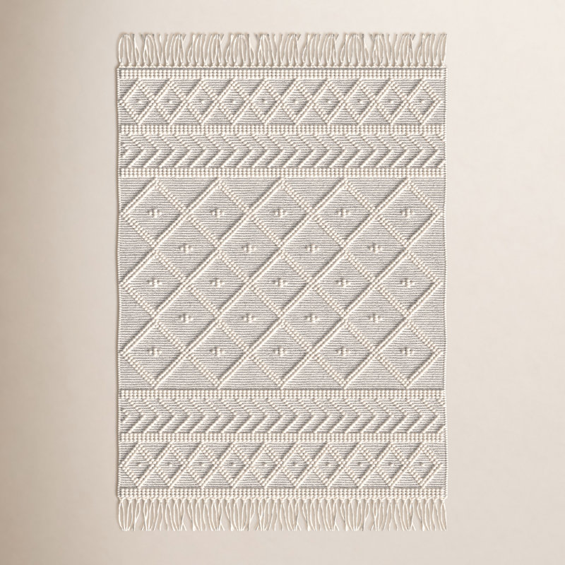 Loria Wool Geometric Indoor Rug, Rectangle 8' x 10'
