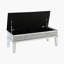 Banc de rangement en similicuir Eppie