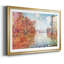 «Autumn In Argenteuil», reproduction d'art encadrée sur papier par Claude Monet-1179612141-1179612143