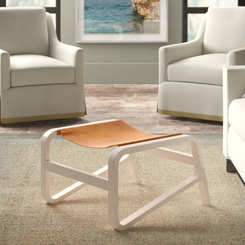 Toro Ottoman, Day Genuine Leather, Natural