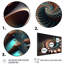Fractal Wave en turquoise et or II - reproduction sur toile-87369092-87369097