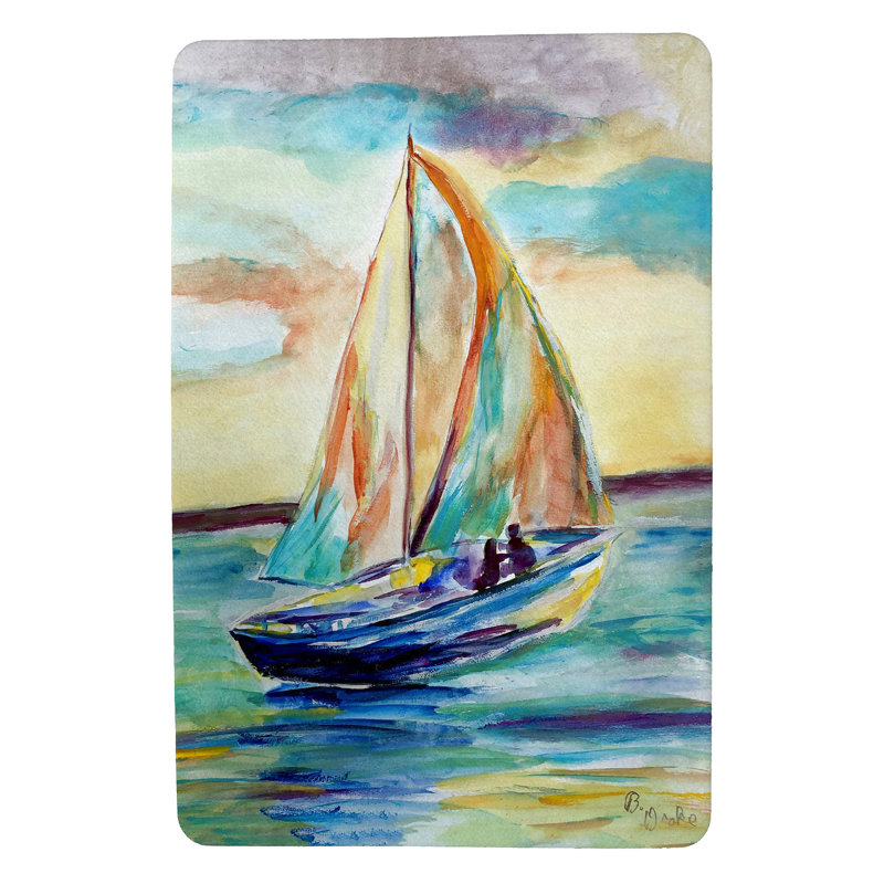 Tapis d'intérieur / extérieur antidérapant pour voilier Davey, 18 po x 26 po