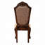 Chaise d'appoint De (2) - Détails de résine de finition cerisier rembourrée, profondeur de produit de 28 po, rembourrage en mousse, capacité de 220 lb