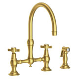 Fairfield Kitchen Bridge Faucet with Side Spray