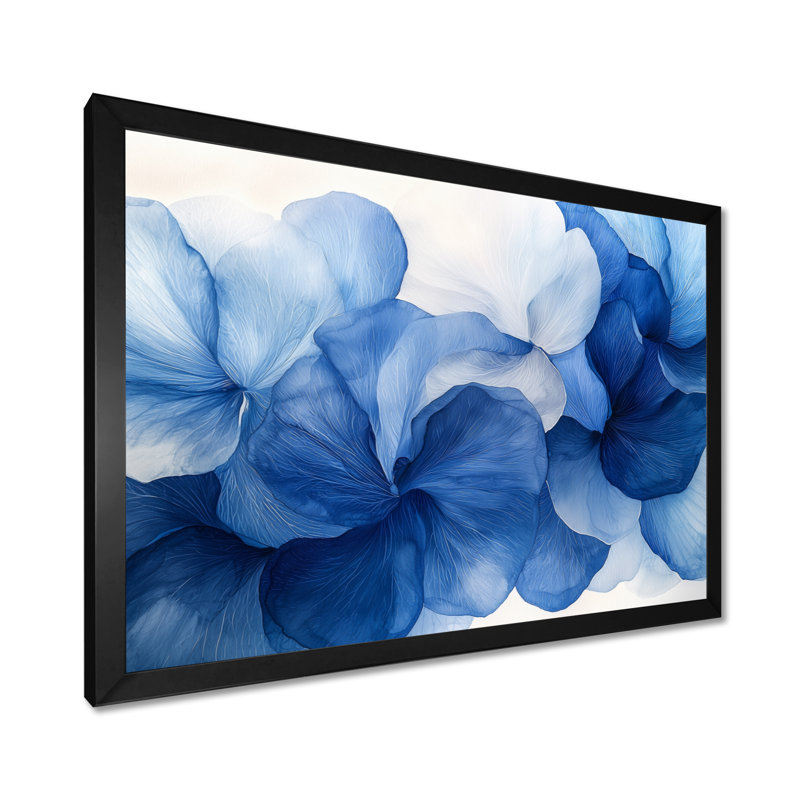 Art sur toile Uppingham - Zinnias, Reproduction d'une seule photo avec cadre, H 30 po x l 40 po, Noir
