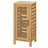 Ayden Solid Bamboo Wood 29" Tall Bathroom Cabinet