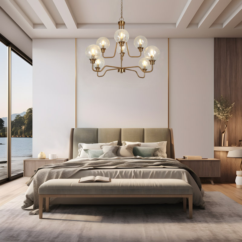Hampson 8 - Light Dimmable Tiered Large Chandelier