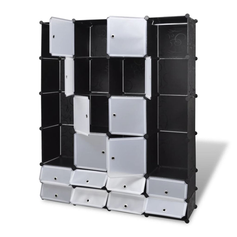 Système d'organisation Paschke, H 71,1 po x l 57,5 po x P 14,6 po