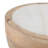 Mango Wood and Marble Accent Table - Modern Sculptural Side Table-756739157-756739145