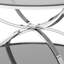 Round Glass Coffee Table with 2 Tiers-1988665193