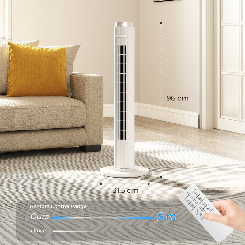 Tower Fan, White